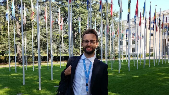 Skeptisk: FN-praktikant Laurence Heijbroek (26). Skeptisk: FN-praktikant Laurence Heijbroek (26).