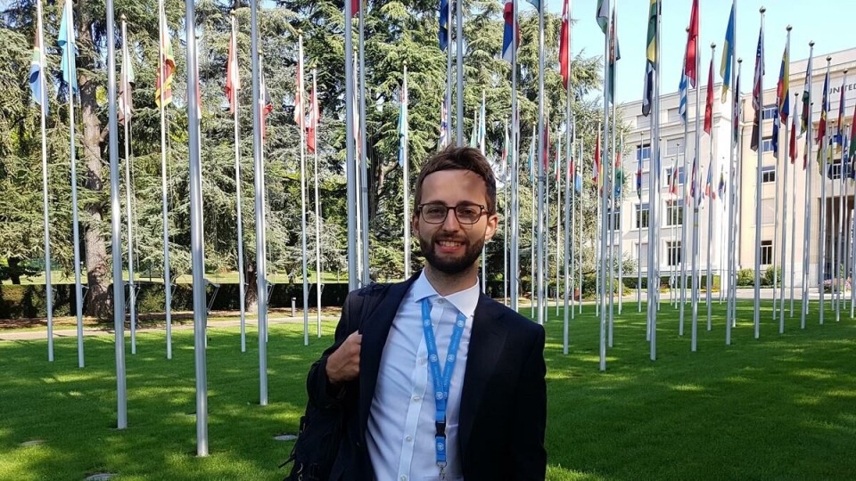 Skeptisk: FN-praktikant Laurence Heijbroek (26). Skeptisk: FN-praktikant Laurence Heijbroek (26).
