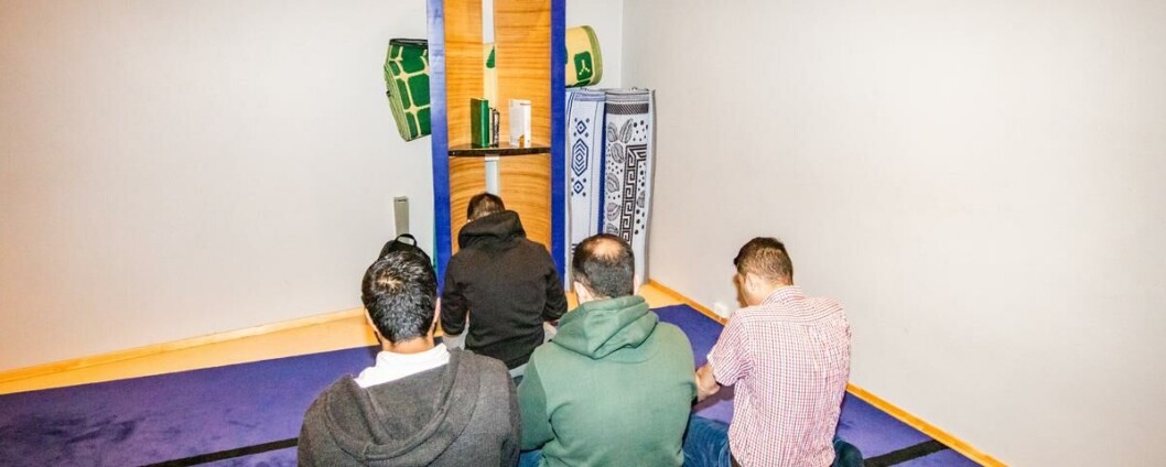 Bønnerom: I mosallaen i Frederikkebygningen kan muslimske studenter komme for å be. Bønnerom: I mosallaen i Frederikkebygningen kan muslimske studenter komme for å be.