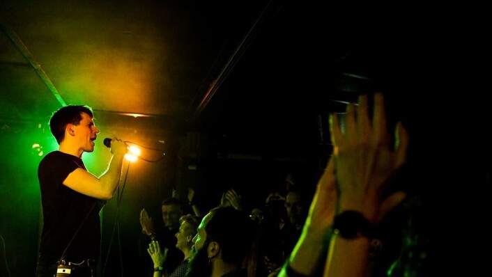 Isaac, the singer of Empathy Test, is a great entertainer and human being, involving the audience in many of his thoughts. Isaac, the singer of Empathy Test, is a great entertainer and human being, involving the audience in many of his thoughts.