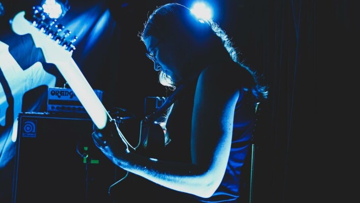 Rikke Karlsen thinks that people find themselves in music. Rikke Karlsen thinks that people find themselves in music.