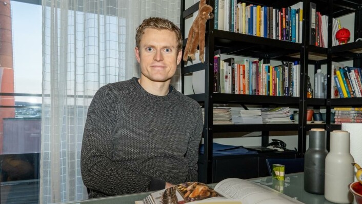 Sverger til kjøtt: Mikkel Ihle Tande er eks-vegetarianer. Nå sverger han til kjøtt, og er opptatt av å spise økologisk. Sverger til kjøtt: Mikkel Ihle Tande er eks-vegetarianer. Nå sverger han til kjøtt, og er opptatt av å spise økologisk.