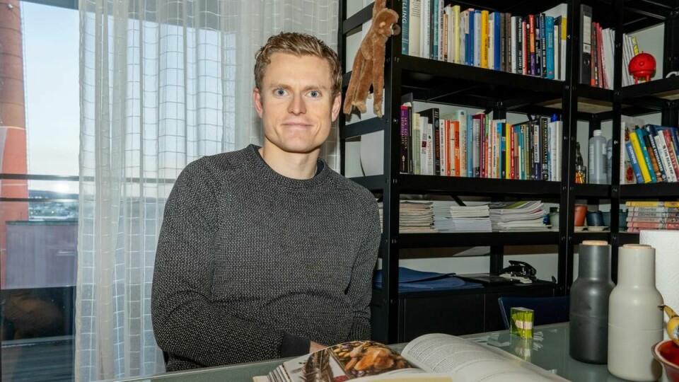 Sverger til kjøtt: Mikkel Ihle Tande er eks-vegetarianer. Nå sverger han til kjøtt, og er opptatt av å spise økologisk.