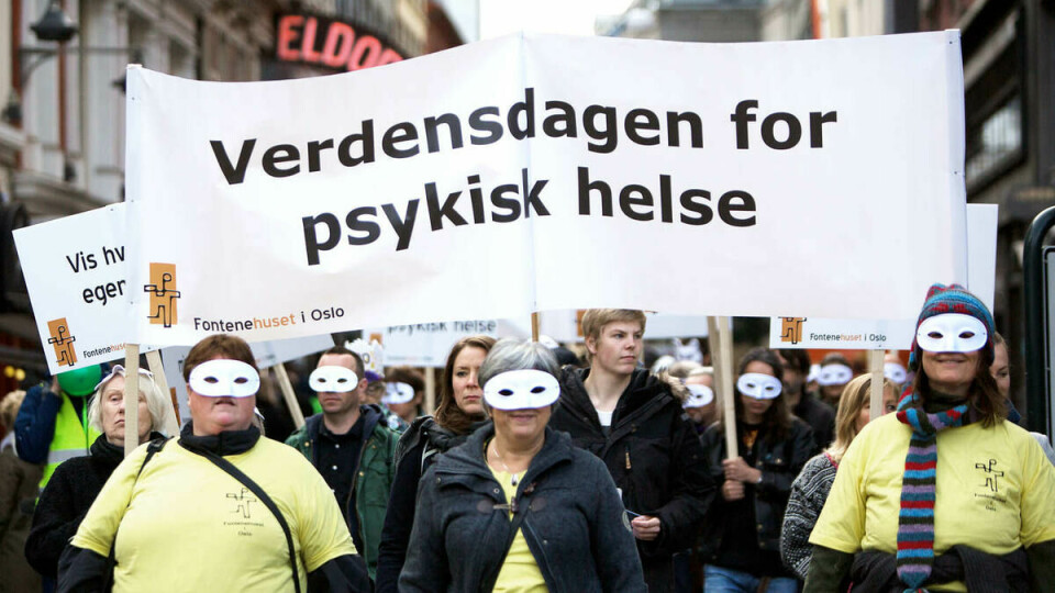 Stor pågang: Verdensdagen for psykisk helse ble markert i Oslo sentrum 10. oktober. Mange studenter sliter med psykiske problemer, og pågangen hos psykologtjenesten til SiO er stor.