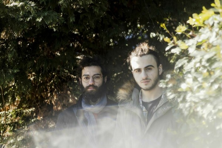 Terrorstudentene: Studentene Caner Perit Özen og Ersin Berke Gök ble fengslet for å protestere på universitetet sitt. FOTO: Sara Aarøen Lien