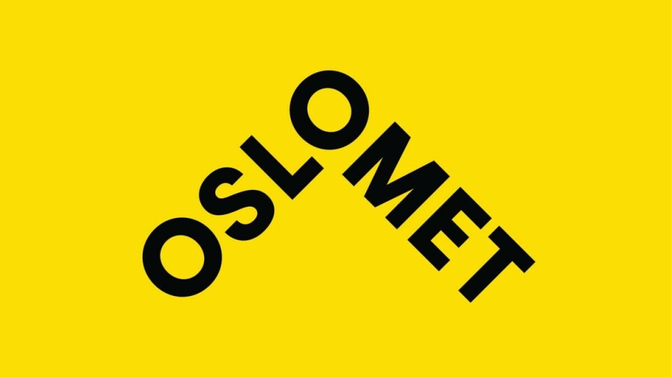 Controversial: This is Oslo Metropolitan University's new logo, reflecting the Norwegian name of the university: OsloMet.