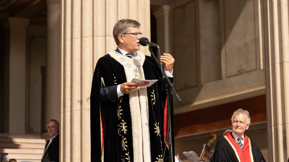 The University of Oslo’s rector, Svein Stølen