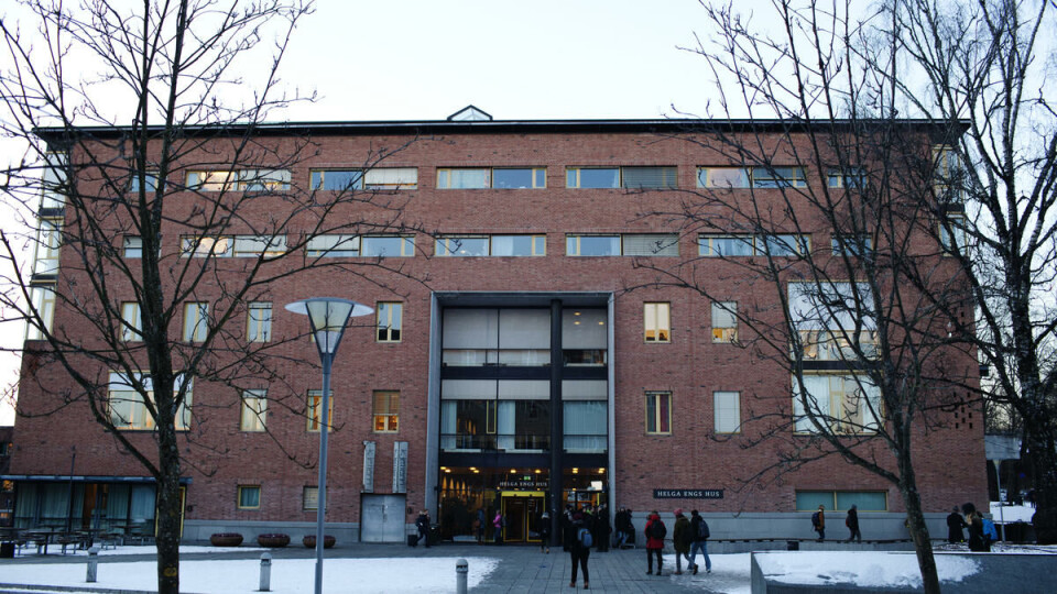 Åstedet: På et rom i dette bygget rettet en seminardeltaker kniv mot halsen til en medstudent. Han er ikke lenger velkommen.