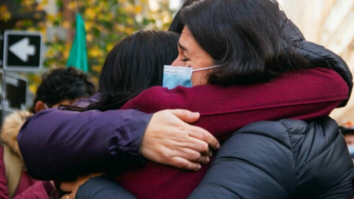 Sammen: Mange chilenere føler et sterkere samhold etter to år med protester og endringer.