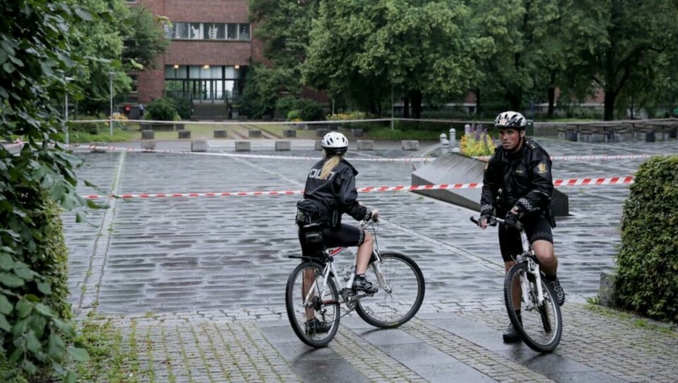 Falsk bombe på Blindern