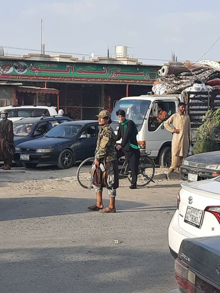 Foreløpig rolig: Kildene til Universitas i Kabul melder om at Taliban stort sett lar folk være i fred. Foreløpig rolig: Kildene til Universitas i Kabul melder om at Taliban stort sett lar folk være i fred.