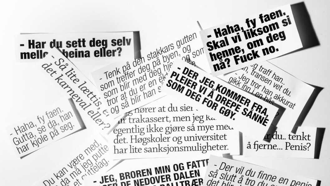 Scener fra Odas studiehverdag. Scener fra Odas studiehverdag.