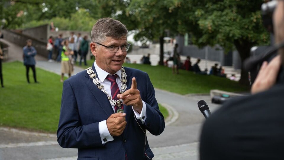 Åpner igjen: Rektor Svein Stølen håper UiO kan åpne igjen på fredag, men det kan han ikke garantere ennå.