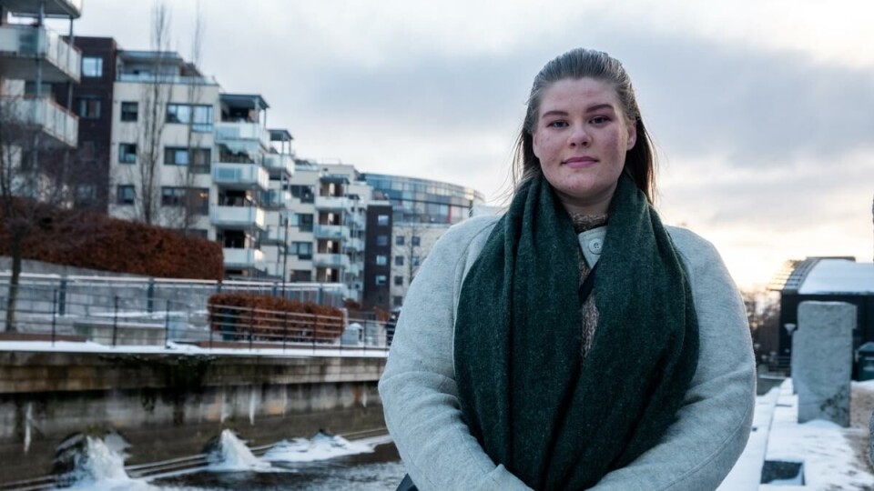 Less dissatisfied: Frida Gjedtjernet Isaksætre, leader of the Education Programme’s Student Association understands that corona has introduced challenges for the department.