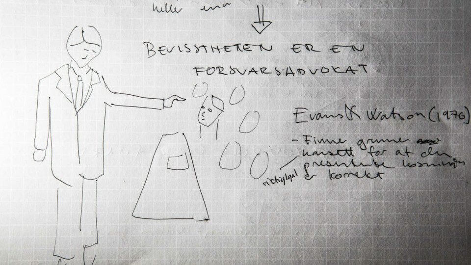 Psychology: «It’s easier to pull out the essence of the subject when I draw. It comes intuitively,» said Ragnhild Eidhammer Austrheim (25), psychology student at UiO.