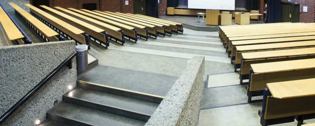 Sophus Lies auditorium, som har huset mange exphil-forelesninger ved UiO.