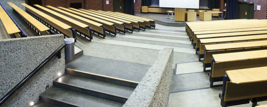 Sophus Lies auditorium, som har huset mange exphil-forelesninger ved UiO. Sophus Lies auditorium, som har huset mange exphil-forelesninger ved UiO.
