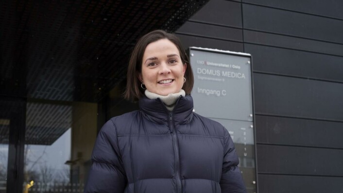 – Det var skikkelig speed-dating. Jeg møtte flere nye venninner der som jeg nå tekster med og skal ta digital kaffe med til uka, sier Marie Skaar om fadderopplegget på medisinstudiet ved UiO. – Det var skikkelig speed-dating. Jeg møtte flere nye venninner der som jeg nå tekster med og skal ta digital kaffe med til uka, sier Marie Skaar om fadderopplegget på medisinstudiet ved UiO.
