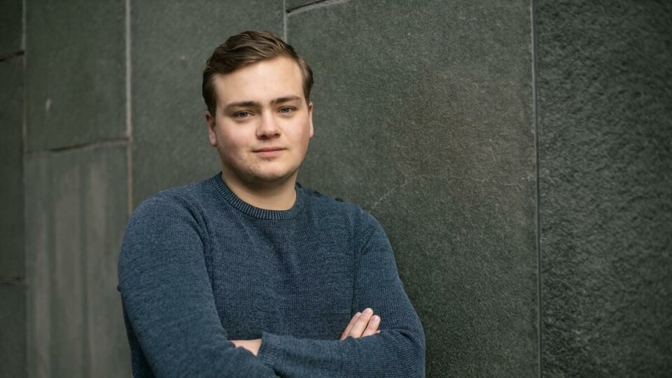 Leder av Norsk studentorganisasjon (NSO) Andreas Trohjell.