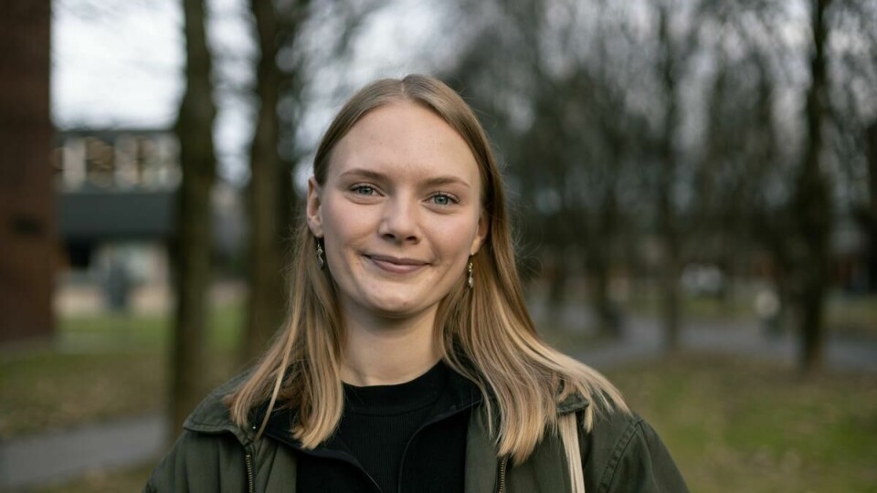 Ragna Hole (21), student i kultur og kommunikasjon ved Universitetet i Oslo (UiO).