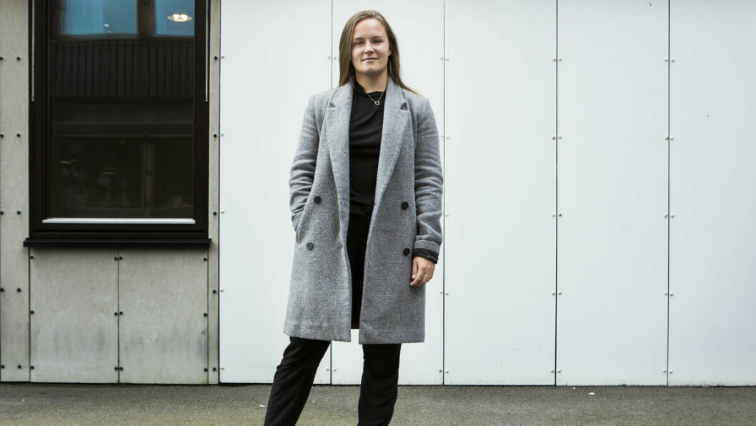 Angrer ikke: Thea Mjeldstad har akseptert at hun går glipp av en vanlig studenttilværelse
