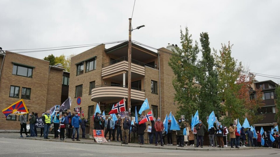 Protesters unify against the atrocities committed against the Uyghur minority group in East Turkestan