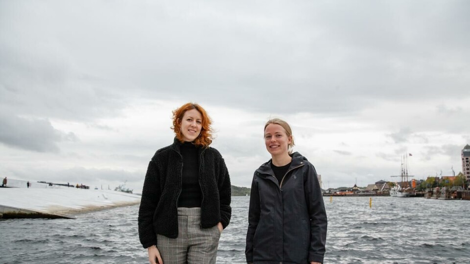 Irhana Sehovic and Stefanie Stanke: architecture students at NTNU and co-founders of ReStore
