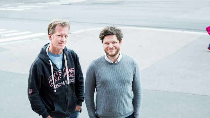 Andre halvdelen: Curt Rice og Hans Olav Brenner var også strålende fornøyd med bidragene i konkurransen Andre halvdelen: Curt Rice og Hans Olav Brenner var også strålende fornøyd med bidragene i konkurransen