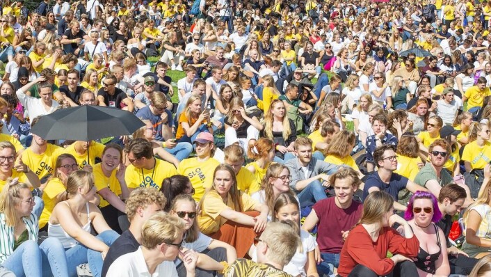 BLIR ANNERLEDES: Bildet er fra åpningsseremonien ved Oslomet i fjor. BLIR ANNERLEDES: Bildet er fra åpningsseremonien ved Oslomet i fjor.