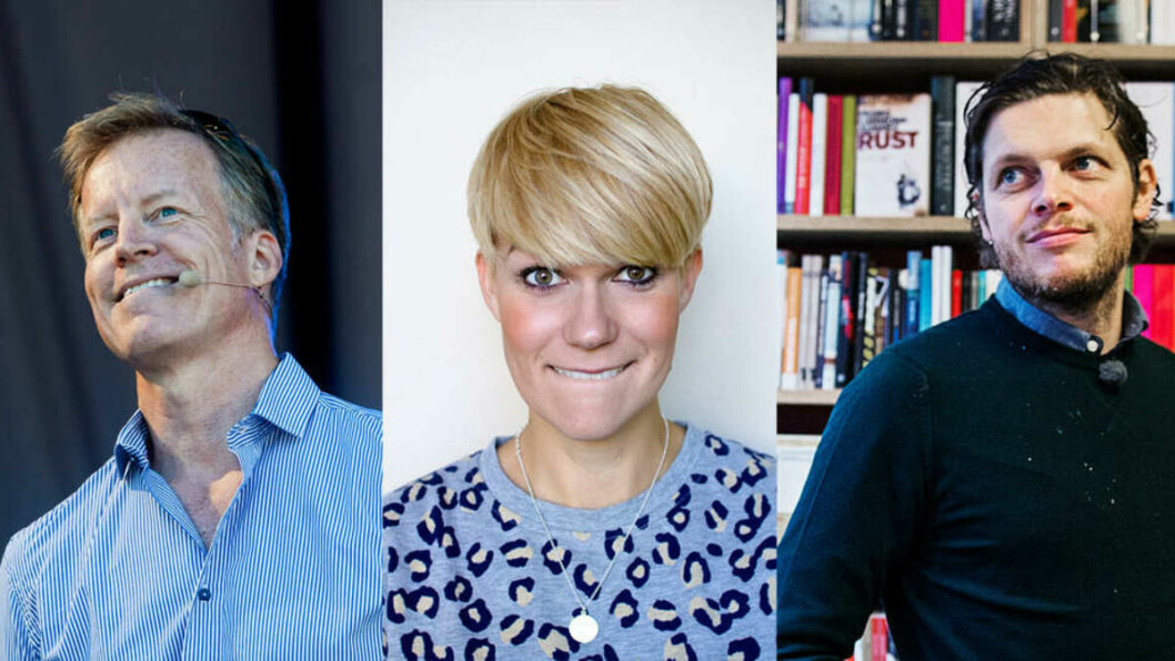 JURYEN: De fire jurymedlemmene i Universitas' erotiske novellekonkurranse er Curt Rice, Sigrid Bonde Tusvik, Hans Olav Brenner og Lisa Tønne.