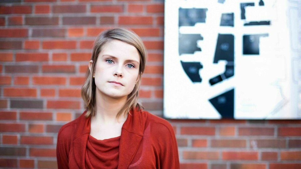 IKKE FORNØYD: Liv-Kristin Korssjøen, leder av Studentparlamentet ved HiOA, ønsker seg høyere valgdeltakelse ved neste valg.