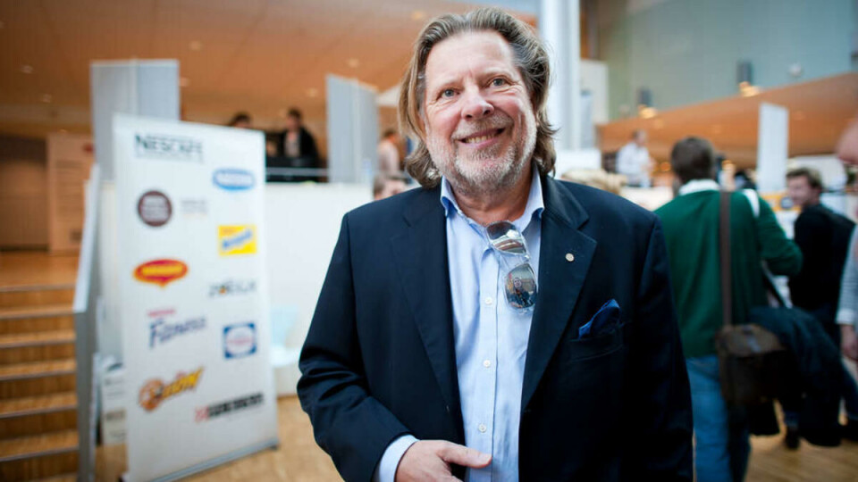 REMA-KJENDIS: Kjøpmann Odd Reitan gjester BIs karrieredager for å tale om verdibasert ledelse for suksesslystne ynglinger. Riktige verdier er viktigere enn nettverk, tror han.