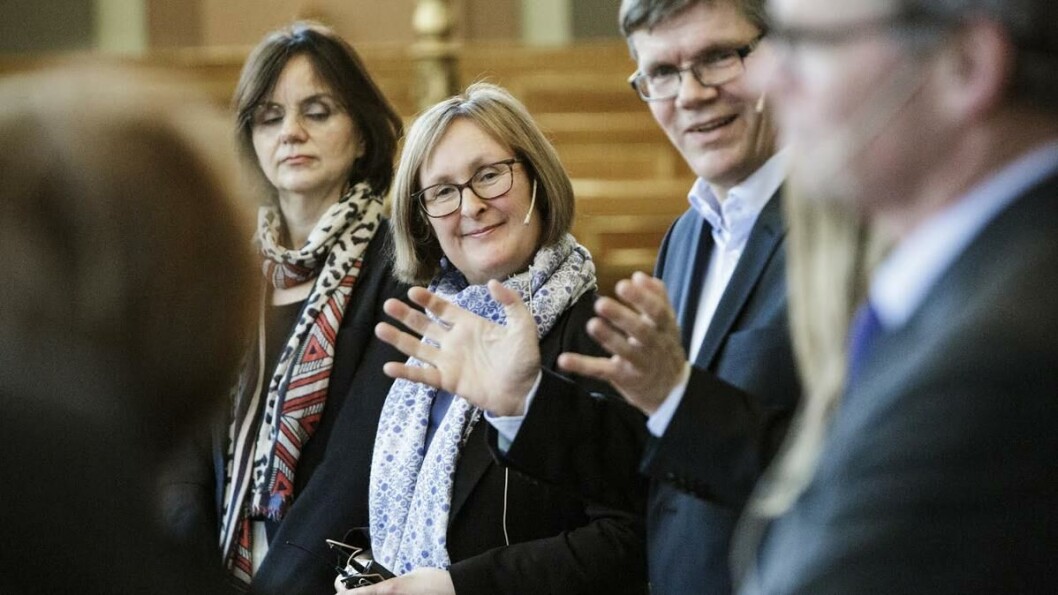 STJERNE: Prorektorkandidat Gro Bjørnerud Mo utpekte seg spesielt positivt i den tredje rektordebatten. STJERNE: Prorektorkandidat Gro Bjørnerud Mo utpekte seg spesielt positivt i den tredje rektordebatten.