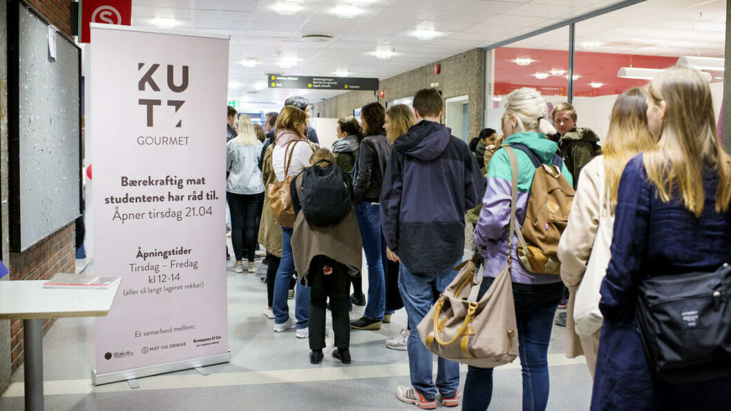 Monopol: I dag har Studentsamskipnaden i Oslo og Akershus (SiO) monopol på serveringsstedene på Blindern og flere andre utdanningsinstitusjoner i Oslo. Her under åpningen av SiO-konseptet Kutt gourmet i Frederikkebygget på Blindern. Arkivfoto: Birte Nystad Magnussen Monopol: I dag har Studentsamskipnaden i Oslo og Akershus (SiO) monopol på serveringsstedene på Blindern og flere andre utdanningsinstitusjoner i Oslo. Her under åpningen av SiO-konseptet Kutt gourmet i Frederikkebygget på Blindern. Arkivfoto: Birte Nystad Magnussen