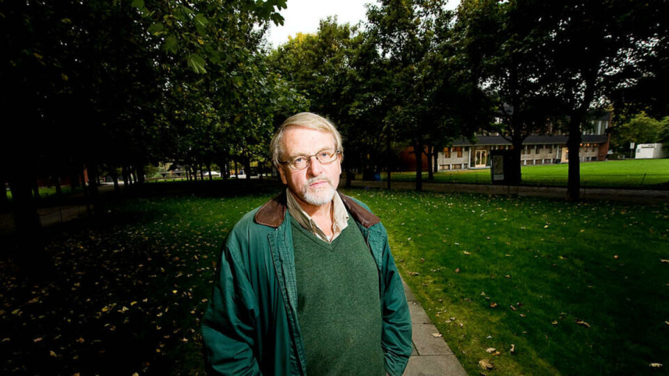 ENGASJEMENT: Professor Bernt Hagtvet hevdar det er ein klar samanheng mellom totalitære haldningar og terrorisme.