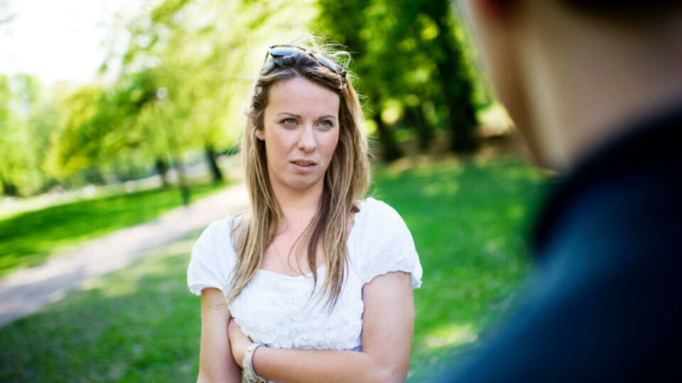 VANSKELIG SAK: Leder for Studentunionen ved Campus Kristiania, Kristina Tallaksen, synes underslaget har vært en vrien sak. -- Det er en personlig relasjon inne i dette, og derfor er det en vanskelig sak for alle parter, sier hun