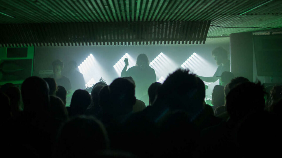 Well done: Despite the low ceilings and small area, Apothek delivered a strong concert, accompanied by solid sound and light.
