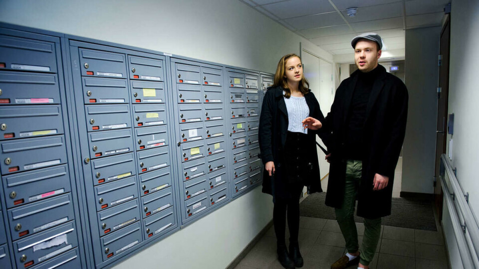 Redde: Kjæresteparet Eivind og Amalie føler seg utrygge i sine egne hjem etter gjentatte innbrudd i Rodeløkka Studenthus