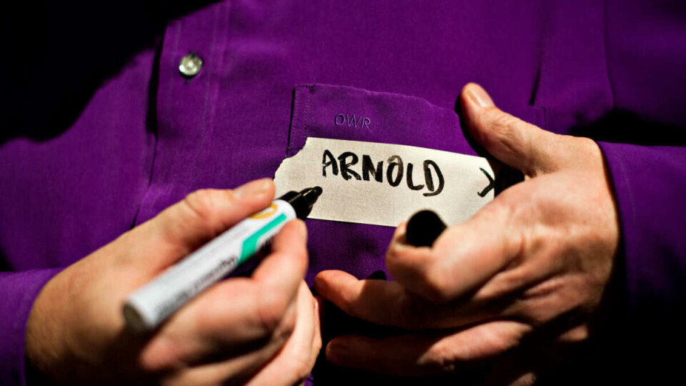 Just a gigolo: Odd-Wiking Rahlff spiller Alfred, en profesjonell gigolo og svindler, vendt i kjærlighetens lys. Han sto ovenfor mange vanskelige dilemmaer fredag kveld.