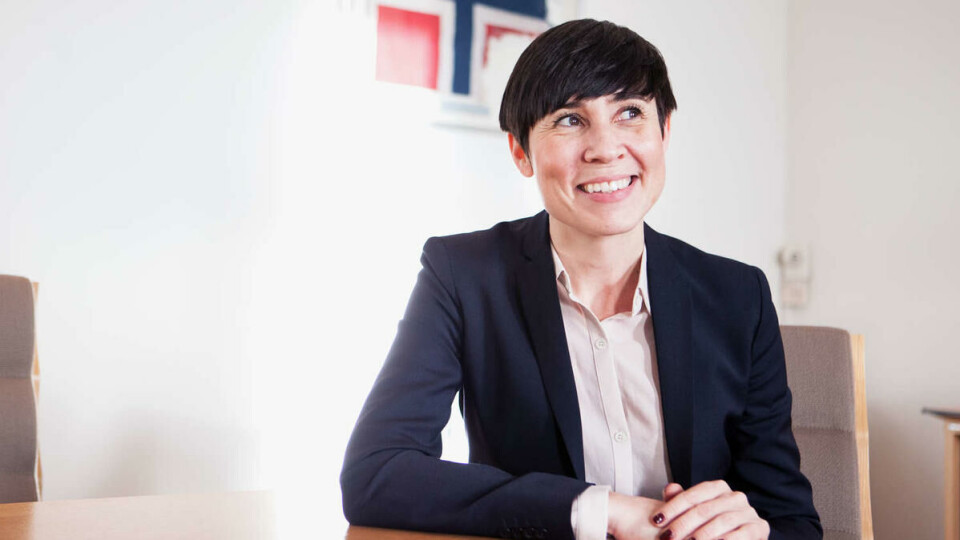 Halveis i mål:- Men det hadde vært paradoksalt om jeg ledet en komité for utdanning uten å fullføre min egen, sier Ine Eriksen Søreide.