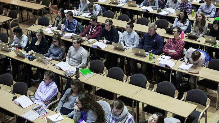 jusstudenter, forelesning jusstudenter, forelesning
