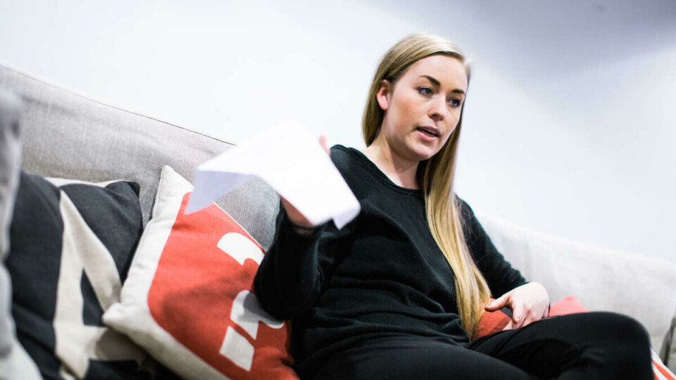 Positiv til intervjuer: NSO-leder Therese Eia Lerøen vil at karakterer skal ha mindre å si for studieopptak. Hun får støtte fra Elevorganisasjonen og Sosialistisk Ungdom. Arkivfoto: Erlend Daae