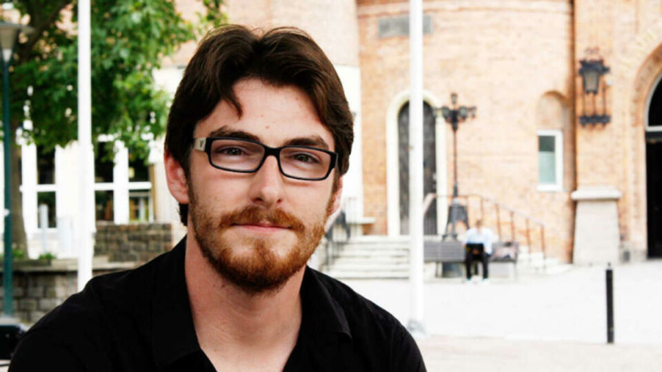 BURDE SE ETTER ANDRE LØSNINGER: Det mener Christoffer Ivarsson, ordførande ved Lunds Universitets Studentkårer i Malmö. (Foto: Alfred Gunnarsson)