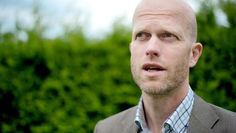 TV-economist: Hallgeir Kvadsheim from Luksusfellen (luxury trap) shares tips for better student economy. Stock Photo: Helle Gannestad