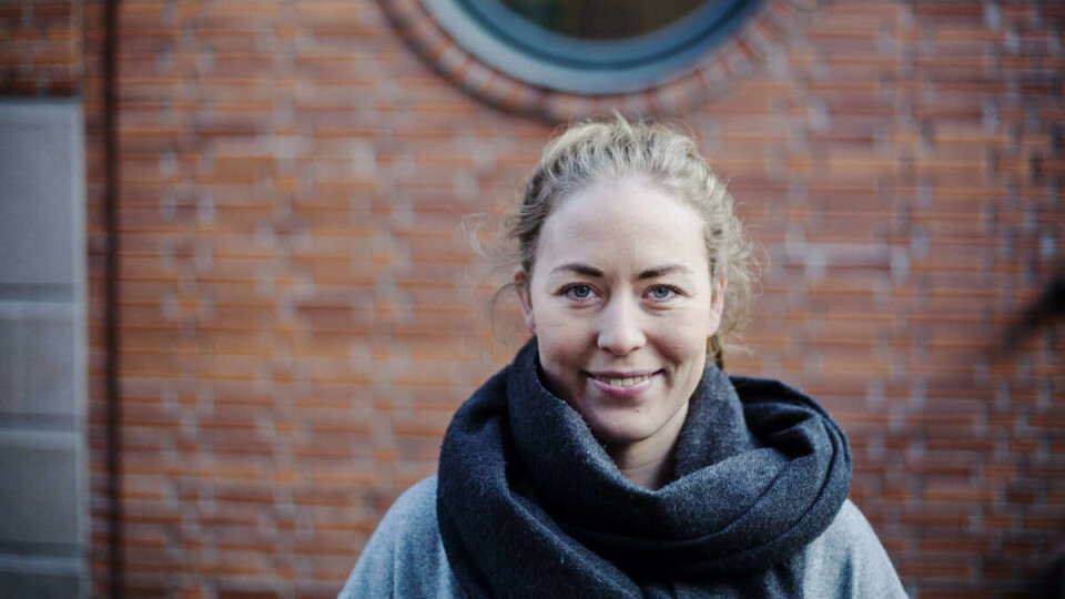 Surprised: Leader of the Norwegian Student Organization, Therese Eia Lerøen, rejoices over the extension of the financial support. Stock Photo: Adrian Nielsen.