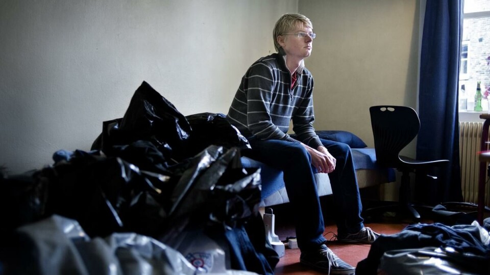 Bitt: UiO-student Lars Henrik Grøvlen har blitt rammet av veggedyr to ganger.