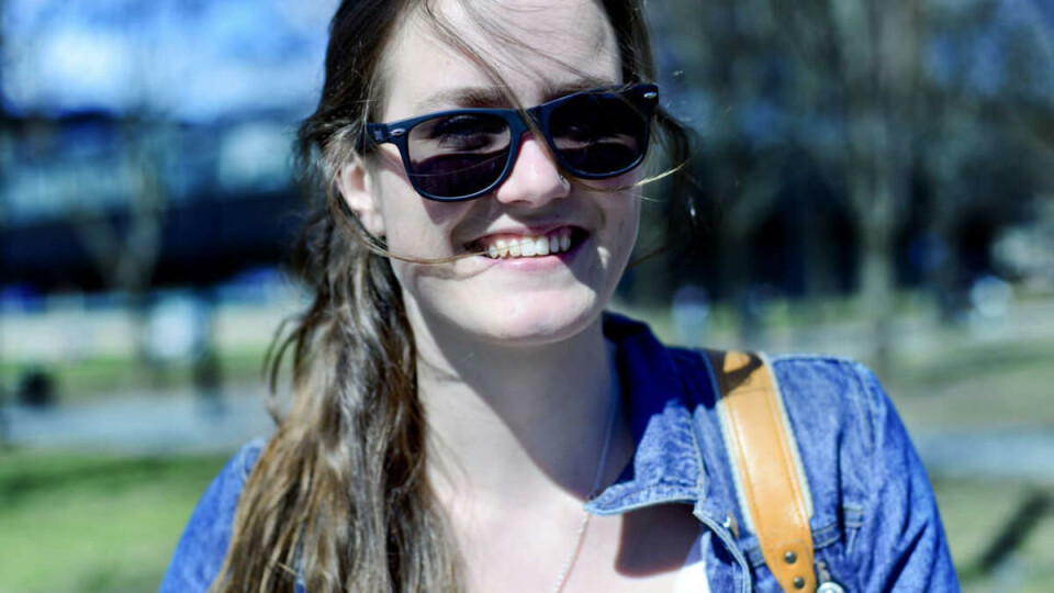 Nora Nilssen (22)
Internasjonale studier, UiO
-- Jeg setter den aldri ut om natten, og har en solid lås for å unngå at den blir stjålet.