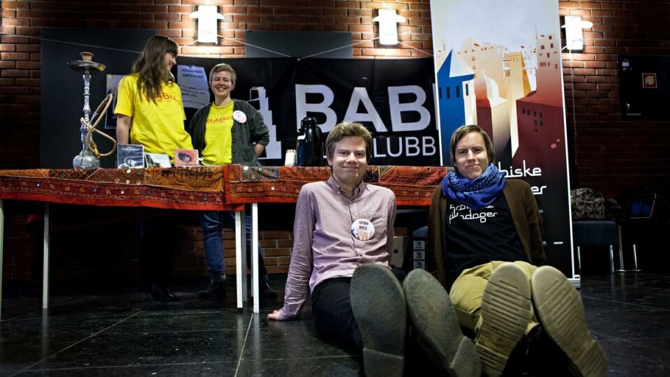 Spent: Gjermund Granlund og Kristian Takvam Kindt håper på fulle saler under Arabiske filmdager neste helg. Spent: Gjermund Granlund og Kristian Takvam Kindt håper på fulle saler under Arabiske filmdager neste helg.