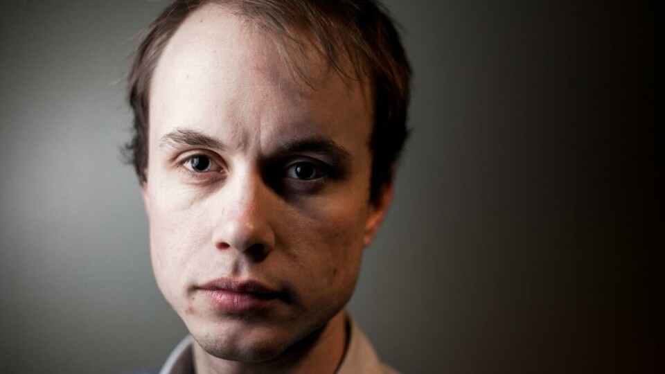 Ungfole: Torkil Vederhus er en engsjert mann, og det hender at han glemmer mamma Ingers tips om å ikke kjefte for mye.