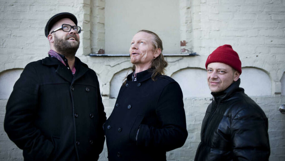 Opprørere: Olle «Abstract» Løstegaard, Jo Raknes og Tommy «Tee» Flåten viser hvordan bandbilder så ut på åttitallet.